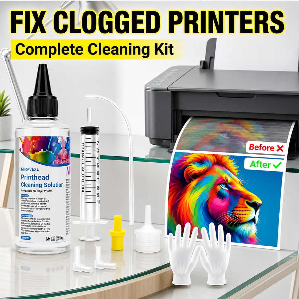 Sublimation Ink 100Ml - Solución de Limpieza para Cabezales de