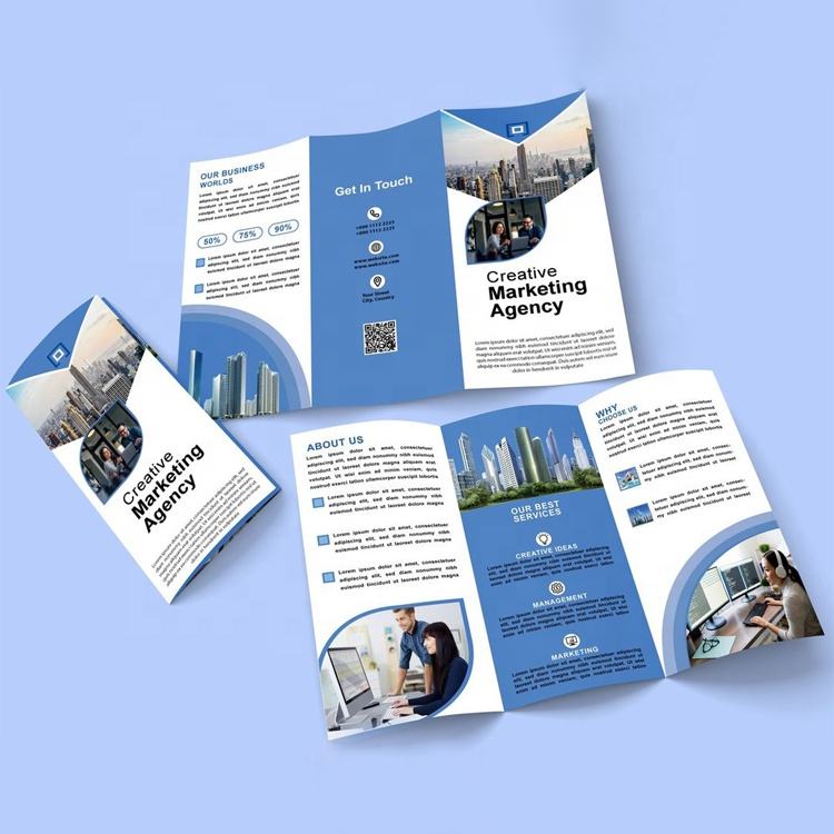 Commercial Flyer Printing - Papel de Arte A3 A4, Folleto