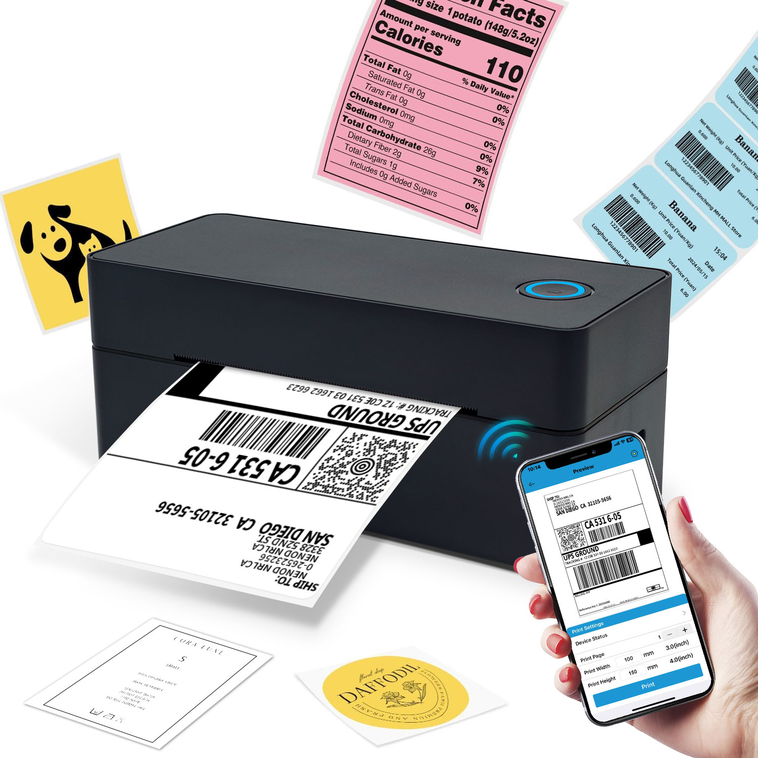 Máquina de Impresión de Etique - Commercial Label Printing Machine reseña y precio