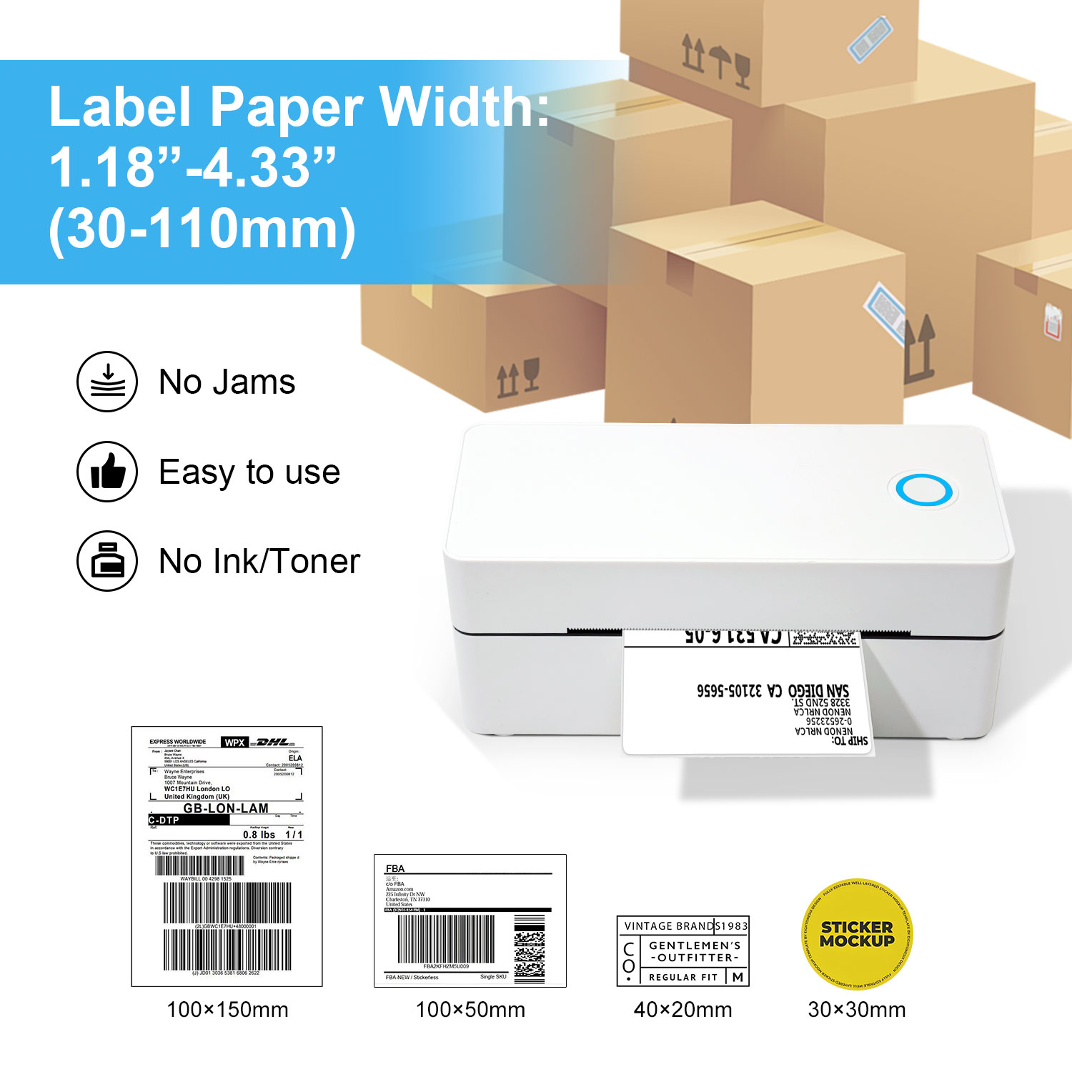 Máquina de Impresión de Etique - Commercial Label Printing Machine reseña y precio