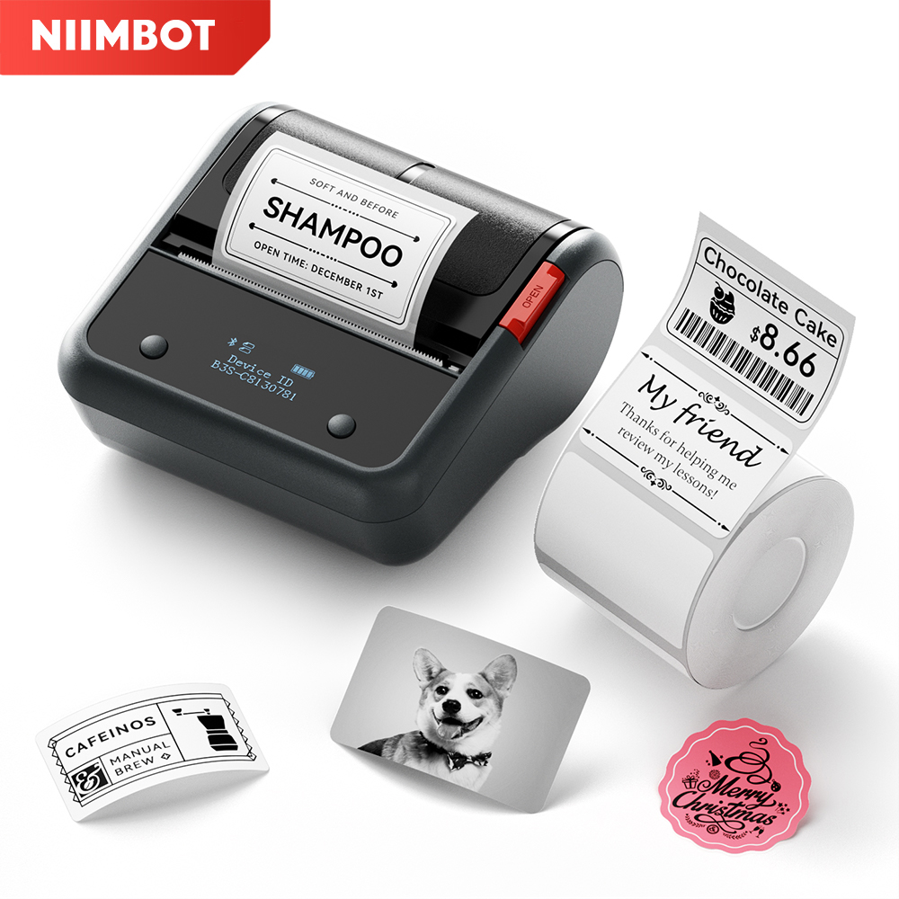 Impresora de etiquetas inalámb - Commercial Label Printing Machine reseña y precio