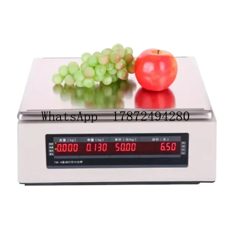 Báscula Comercial con Impresor - Commercial Label Printing Machine reseña y precio