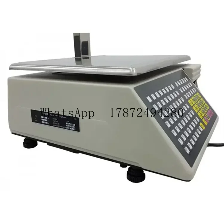 Báscula Comercial con Impresor - Commercial Label Printing Machine reseña y precio