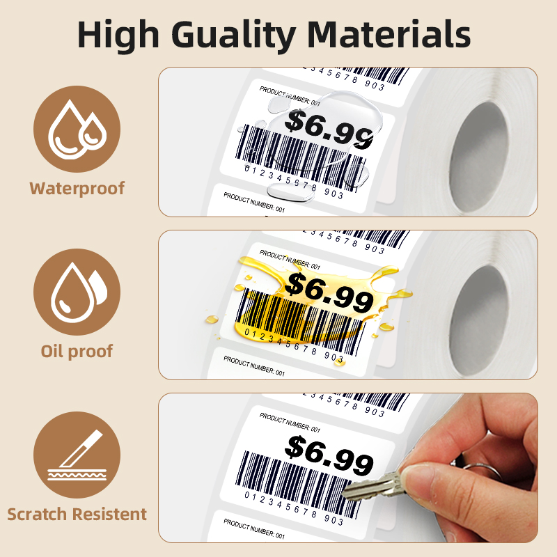 5 rollos de etiquetas adhesiva - Commercial Label Printing Machine reseña y precio