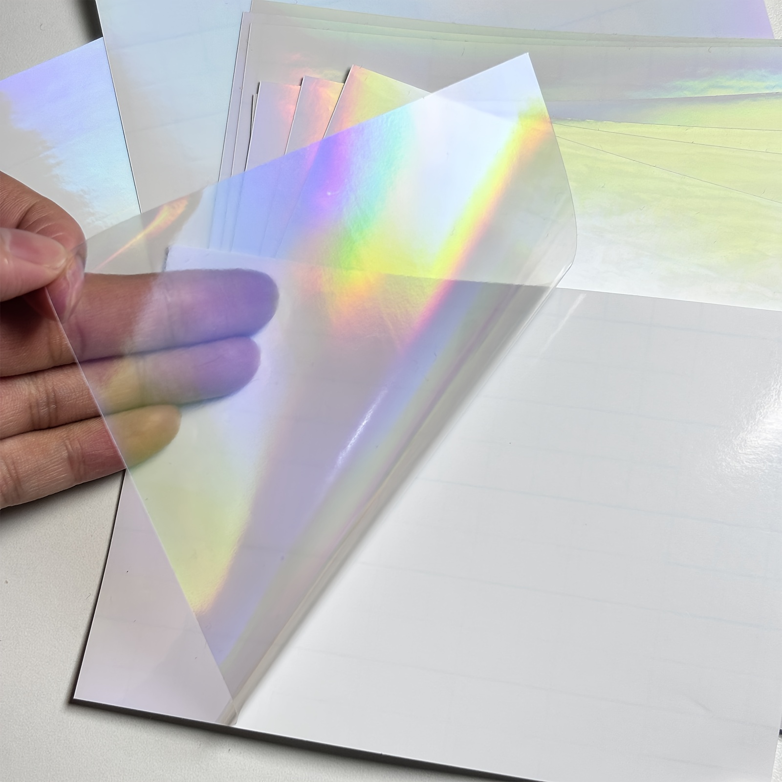 50 hojas de película holográfi - Laminator Cold Roll reseña y precio