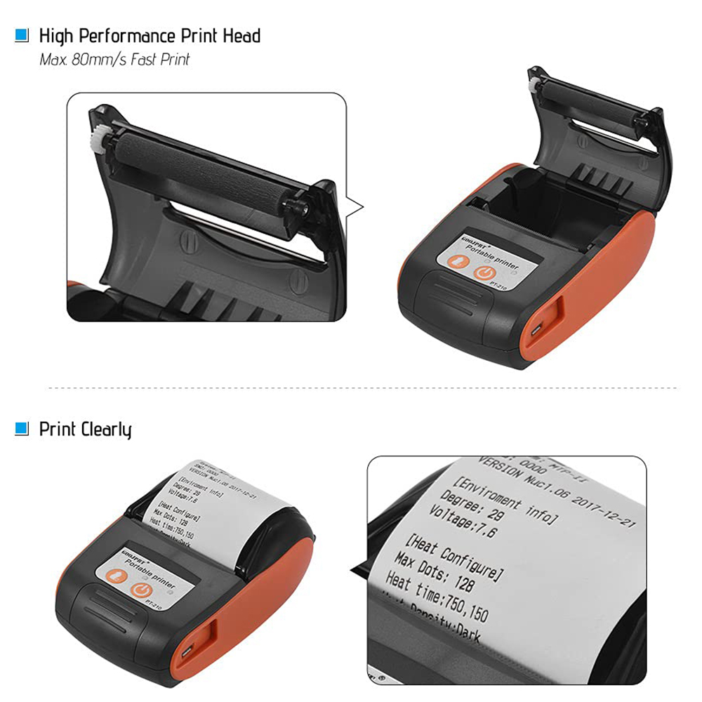 Mini impresora térmica portáti - Commercial Label Printing Machine reseña y precio